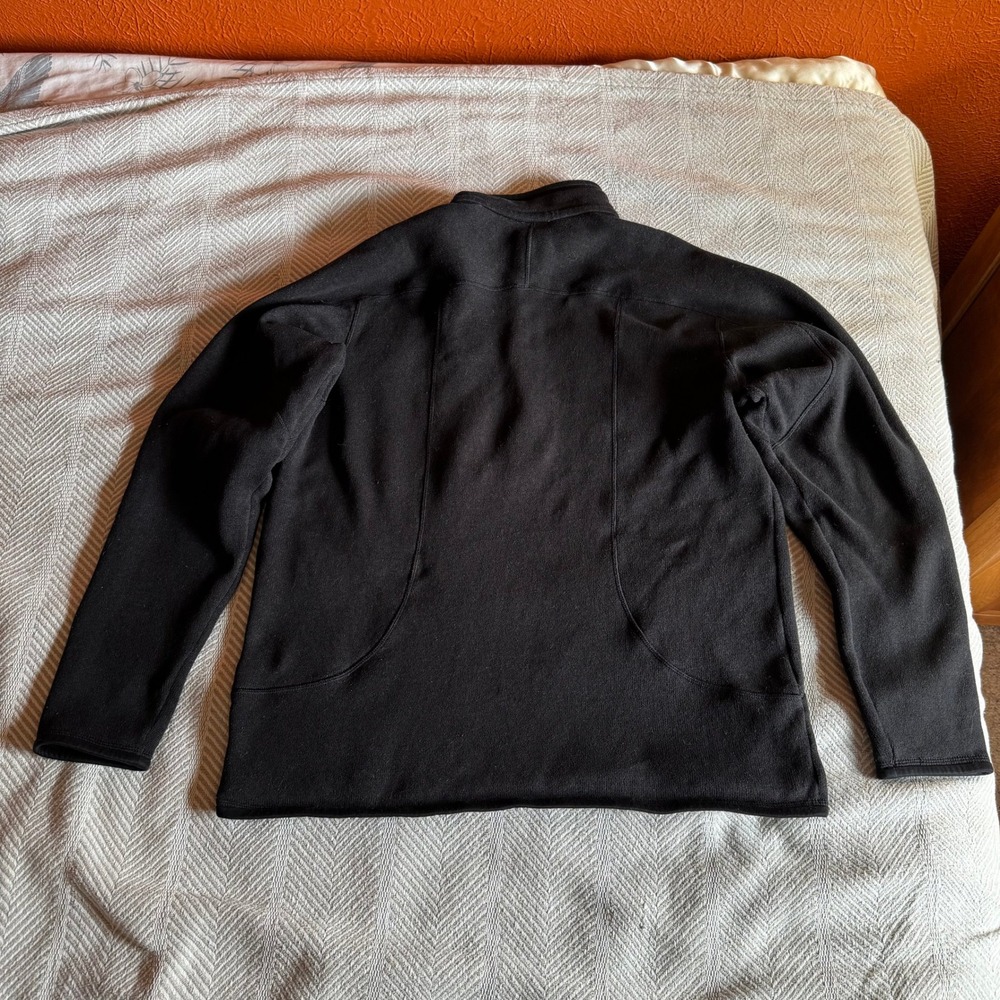 Patagonia Better Sweater 1/4 Zip Fleece Pullover Mens Large Black - Picture 5 of 9